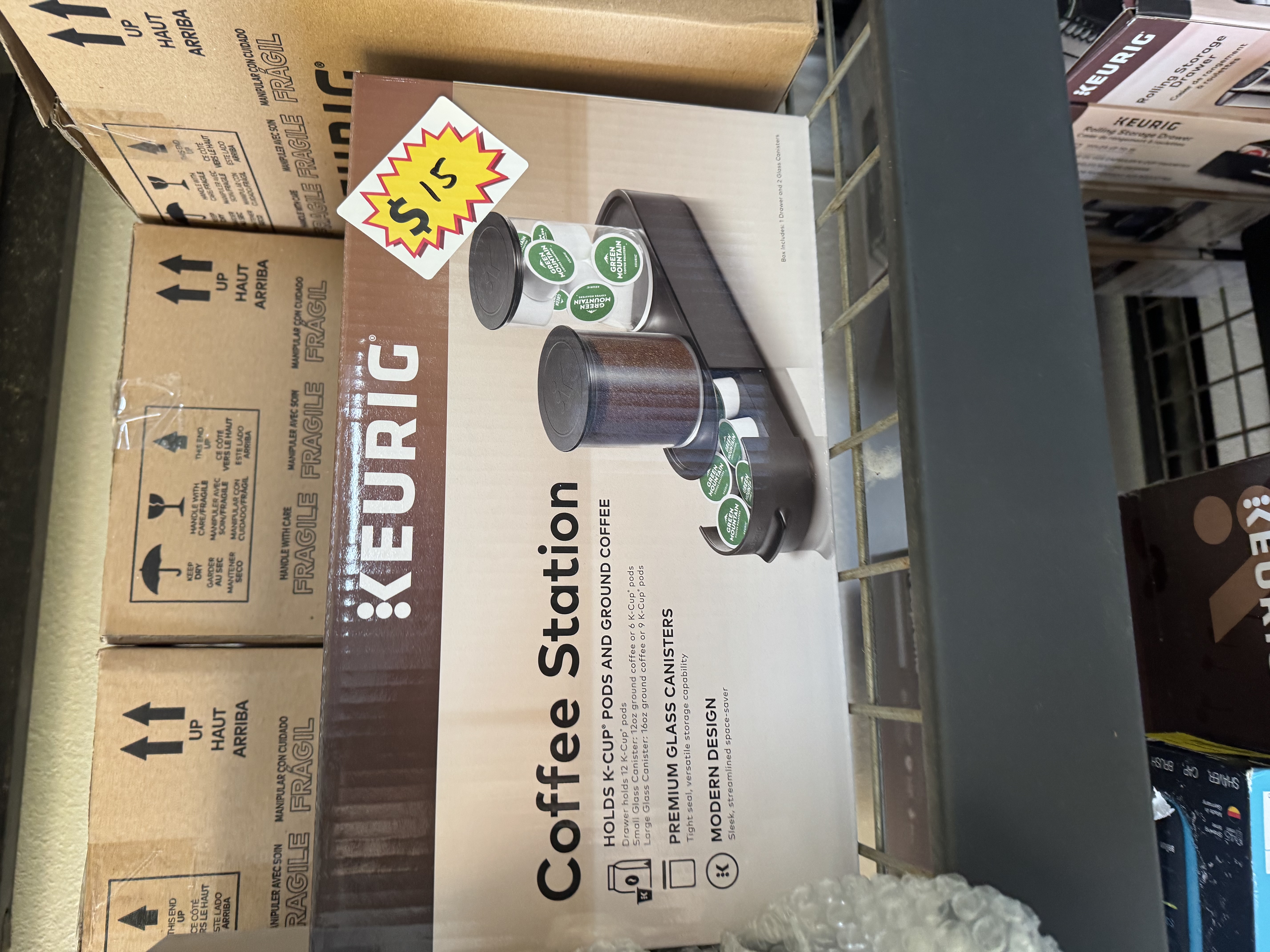 Keurig coffee station