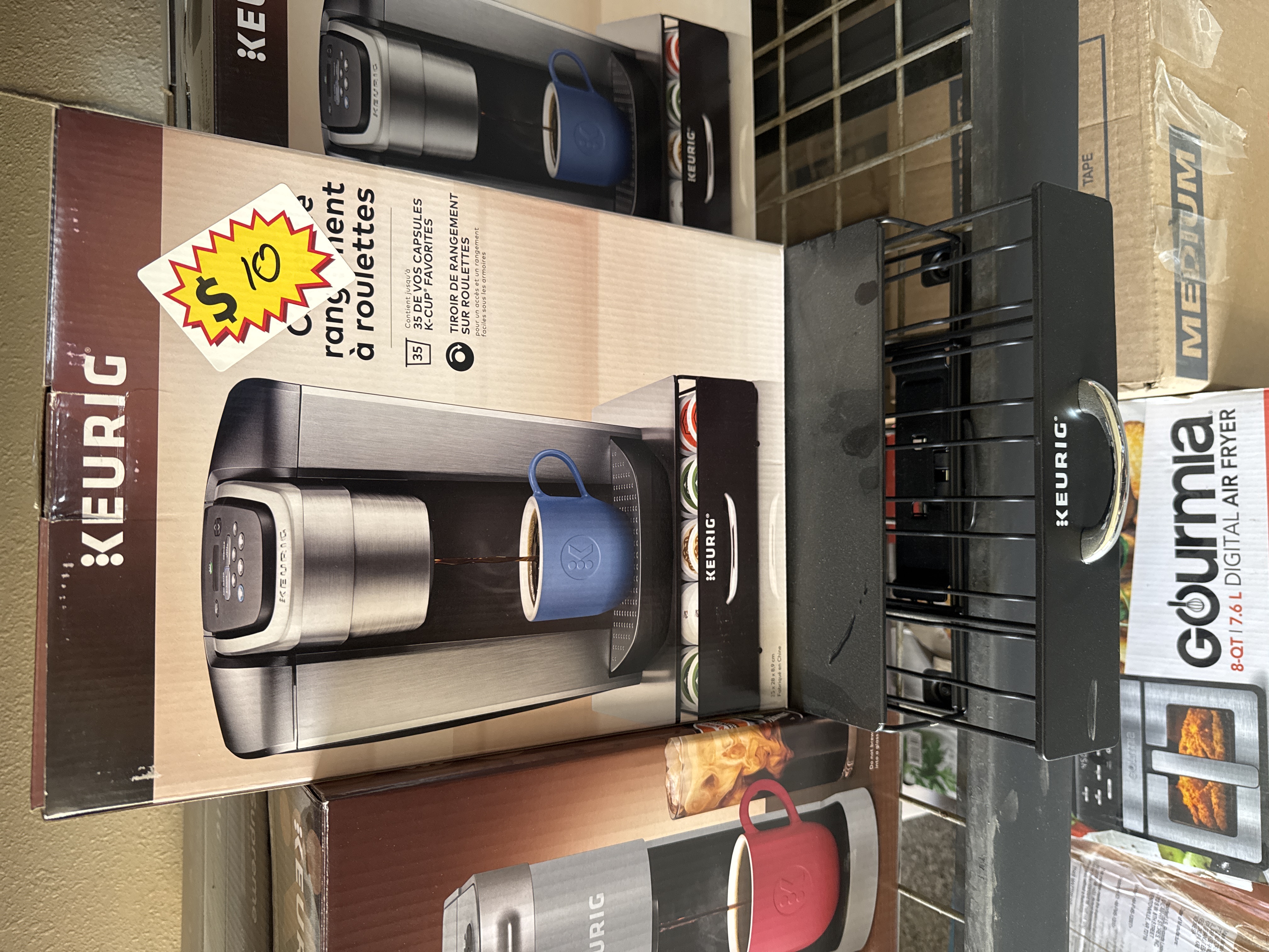 Keurig storage drawer