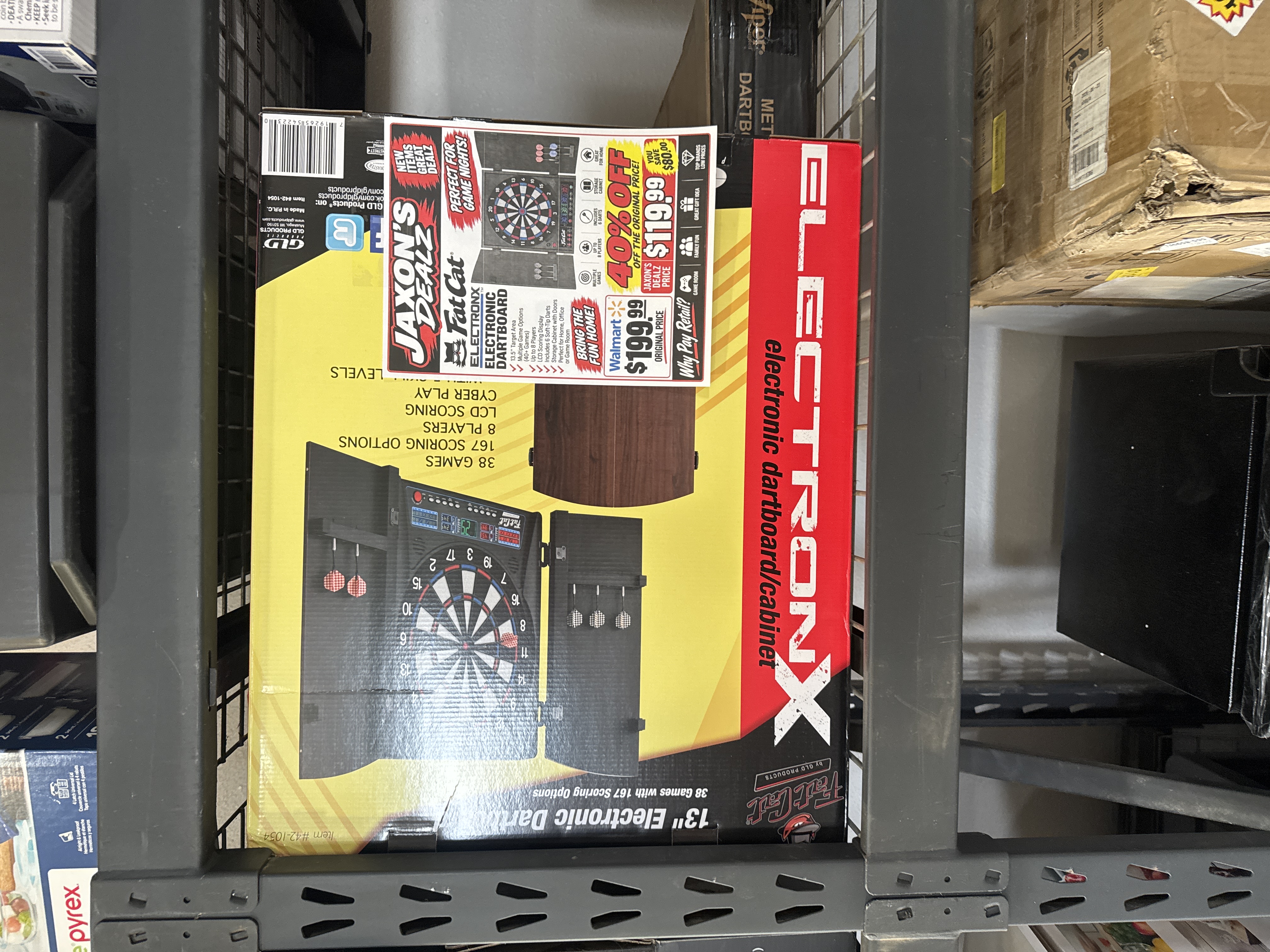 Fat Cat Electronic Dart Board